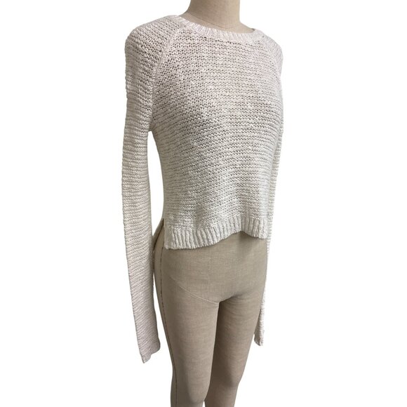 Abercrombie & Fitch Off-White Knit Sweater Womens S - Picture 2 of 12